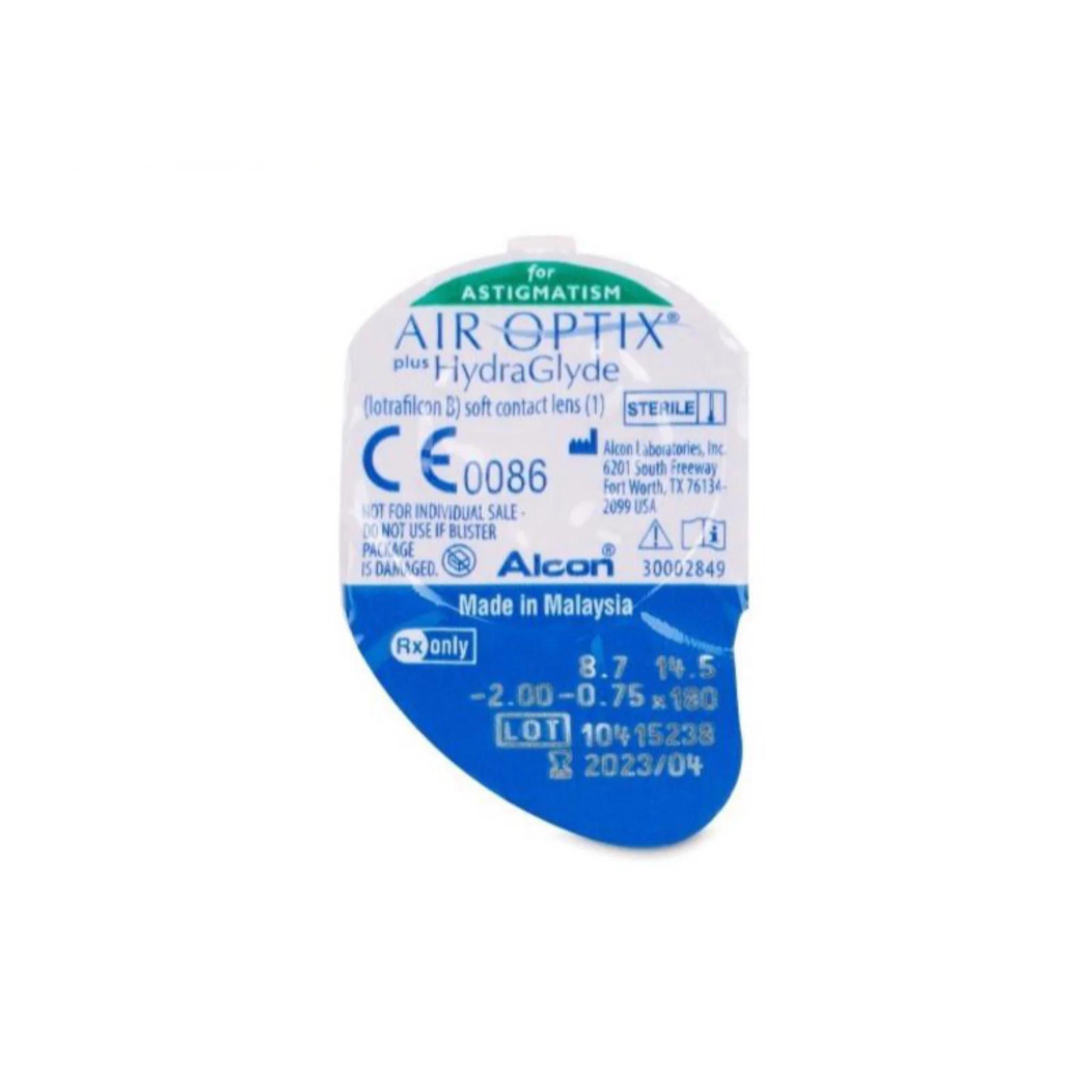 لنز آستیگمات فصلی ایراپتیکس (Airoptix)