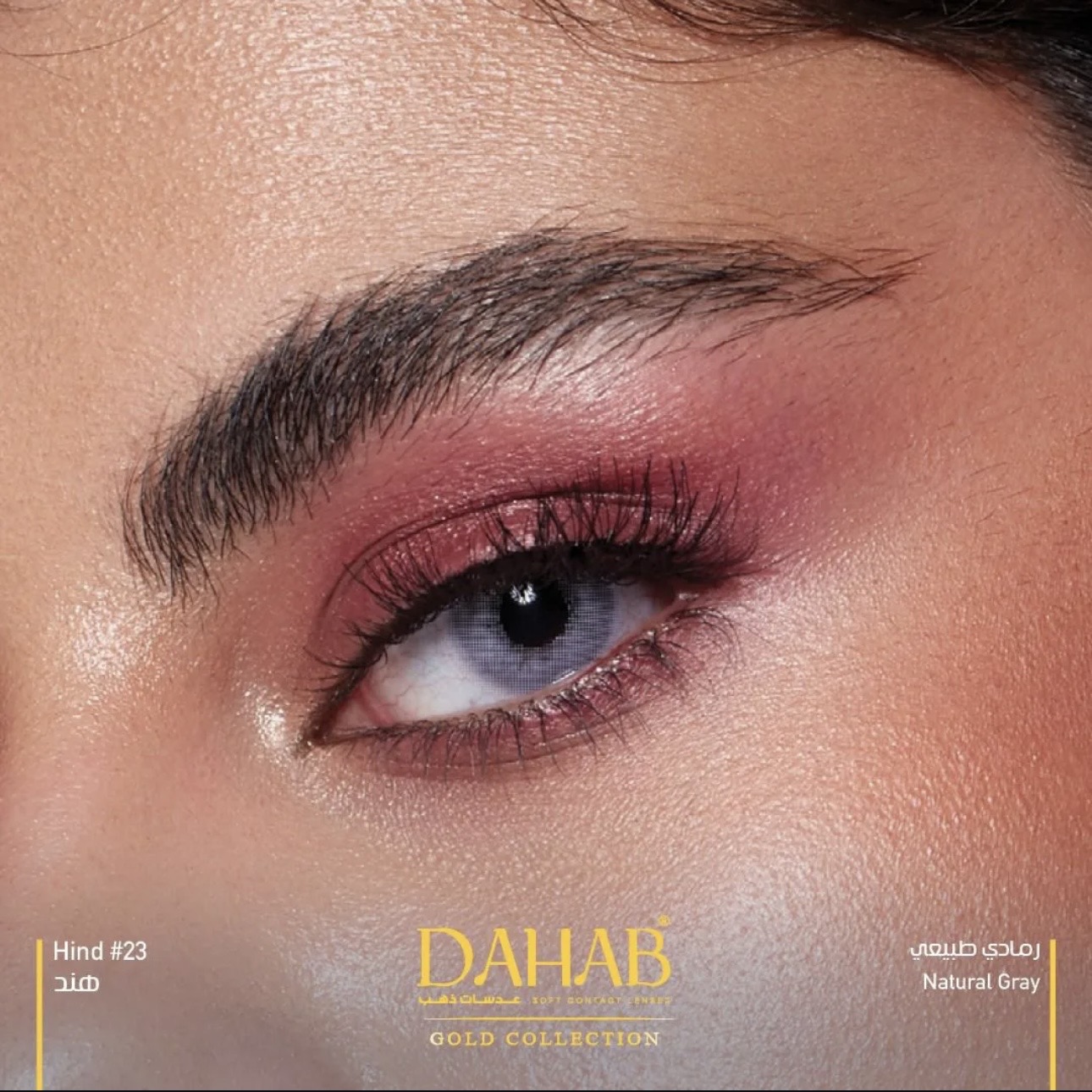 لنز رنگی سالانه دهب سری گلد (Dahab)
